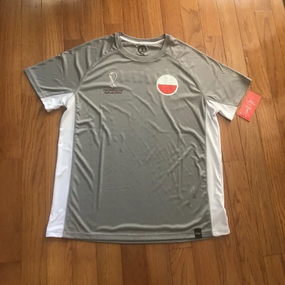 NWT Men’s FIFA World Cup 2022 in Qatar Jersey XXL Poland - Picture 2 of 11